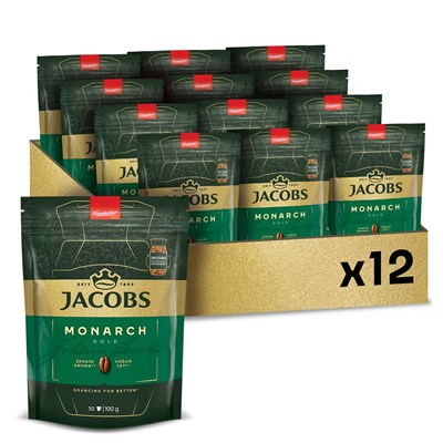 Jacobs Monarch Gold Kahve 100 gr x 12 Paket
