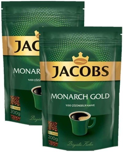 Jacobs Monarch Gold Kahve 400gr (200 gr x 2) Ekonomik Paket