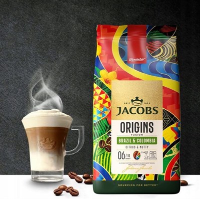 Jacobs Origins Brazil Colombia Çekirdek Kahve 1 Kilogram