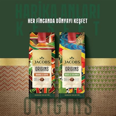Jacobs Origins Brazil & Colombia Filtre Kahve 200 gr