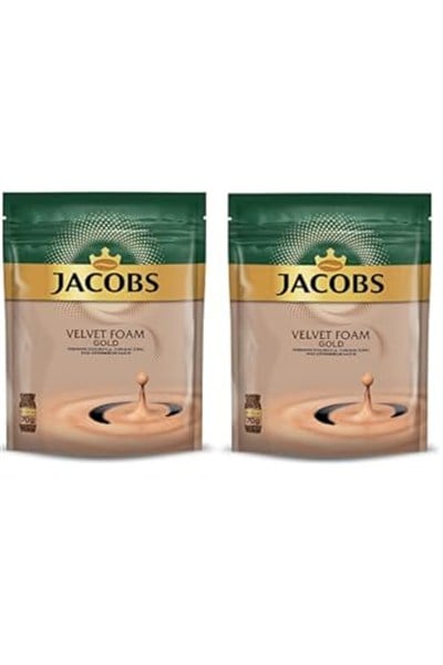 Jacobs Velvet Foam Gold 70 Gr Poşet X 2 Adet