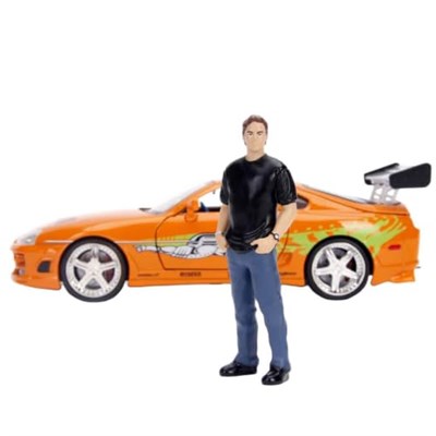 Jada 1:24 Fast & Furious Brians 1995 Toyota Supra Mk4 Figürlü Set