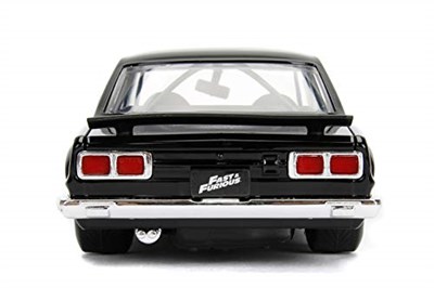 Jada, 253203004, Hızlı ve Öfkeli 1971 Nissan Skyline 1:24, Die-cast( Metal ), Açılabilir Bagaj Kaput ve Kapılar, Fast & Furious 1971 Nissan Skyline