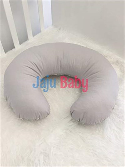 Jaju Baby Gri Desenli Emzirme Yastığı - Destek Minderi