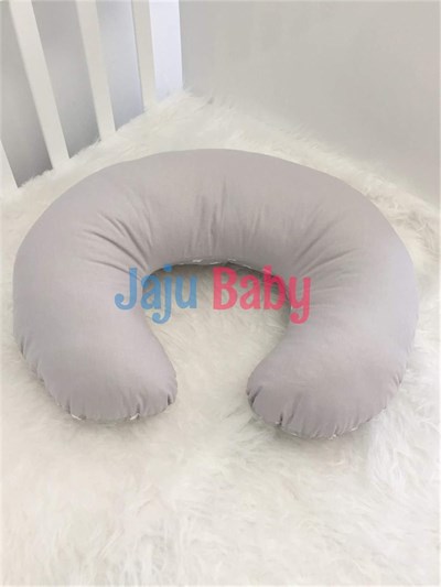 Jaju Baby Gri Desenli Emzirme Yastığı - Destek Minderi