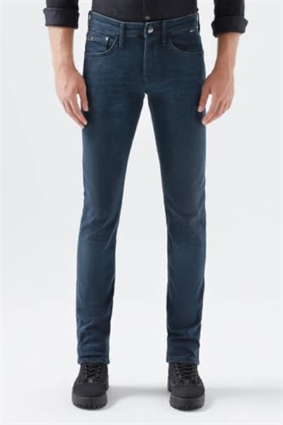 Jake Mavi Black Puslu Gece Mavisi Jean Pantolon 0042227245