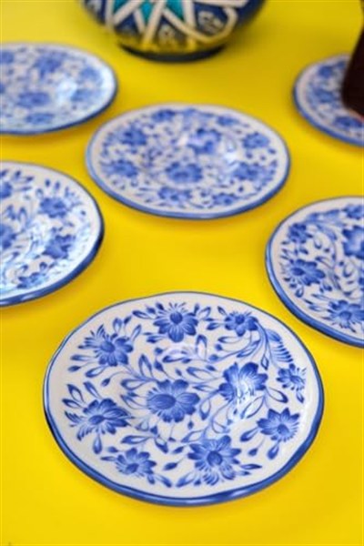 Jamuor Mess Fulya Porselen Çay Tabak Takımı 12Cm 6 Parça