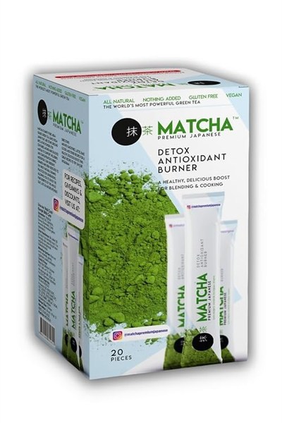 Japanese Matcha Tea Green Tea Detox Antıoxıdant Burner 6BoxX 20 Pcs