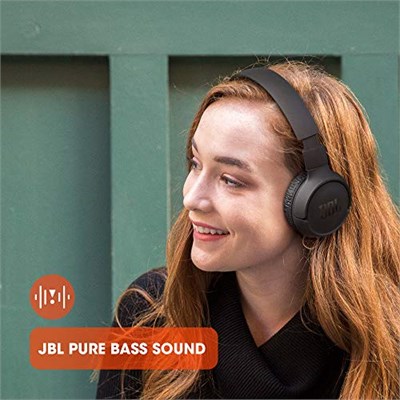 JBL Tune 510BT: Pure Bass Sound ile kablosuz, kablolu, bluetooth Kulak Üstü Kulaklıklar - Siyah - Seçenekler: kulaklıklar, sadece kulaklıklar