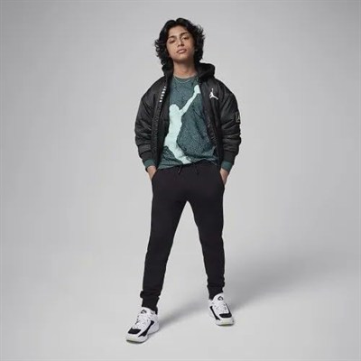 Jdb Jumpman Cement Ls Tee Erkek Jordan Sweat Yeşil M