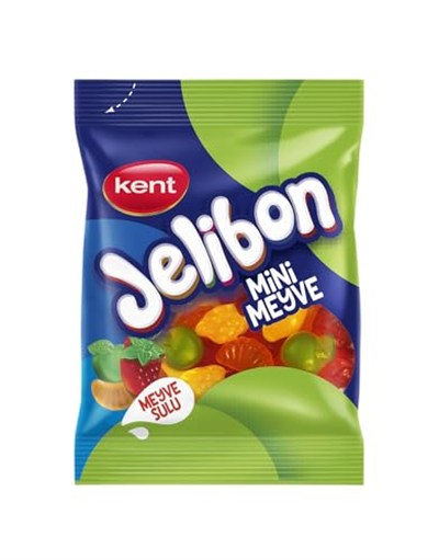 Jelibon Mini Meyve Karışık Meyveli Şekerleme 80 gr - 24 Adet