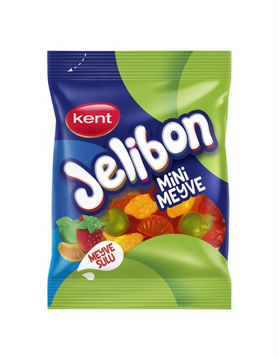 Jelibon Mini Meyve Karışık Meyveli Şekerleme 80 gr - 24 Adet