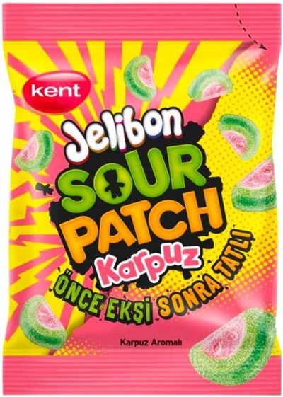 Jelibon Sour Patch Kids Karpuz Aromalı Yumuşak Şekerleme 160 gr