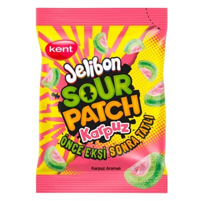 Jelibon Sour Patch Kids Karpuz Aromalı Yumuşak Şekerleme 80 Gr
