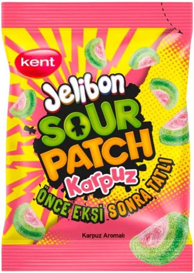 Jelibon Sour Patch Kids Karpuz Aromalı Yumuşak Şekerleme 80 Gr