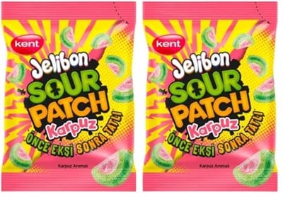 Jelibon Sour Patch Kids Karpuz Aromalı 160gr 2li paket