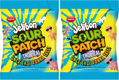 Jelibon Sour Patch Kids Tropical Aromalı Yumuşak Şekerleme 80 gr