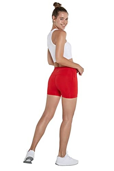 Jerf Aruba Toparlayıcı Mini Şort Kırmızı