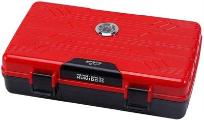 Jifeng Seyahat Tipi Puro Kutusu Humidor Kırmızı (10Cigar)