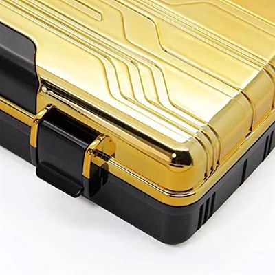Jifeng Seyahat Tipi Puro Kutusu Humidor Gold (10Cigar)