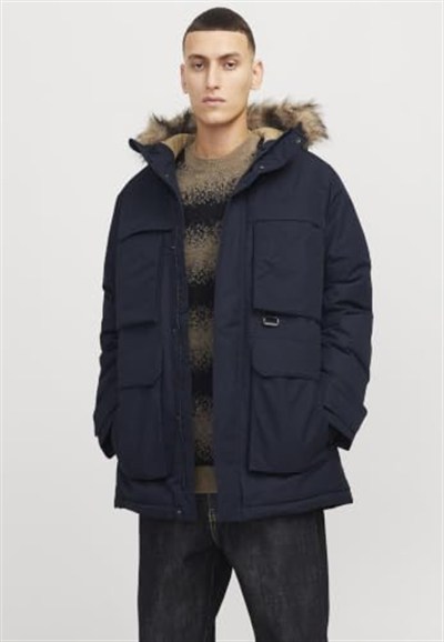 JJSTAR PARKA JACKET LACİVERT12256892 lacivert m