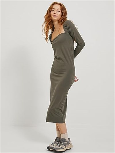 JJXX JJXX JXELEANOR STR LS DRESS JRS Elbise Kadın