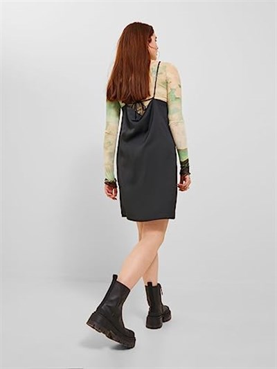 JJXX JJXX JXJULINE SHORT SATIN DRESS WVN Elbise Kadın