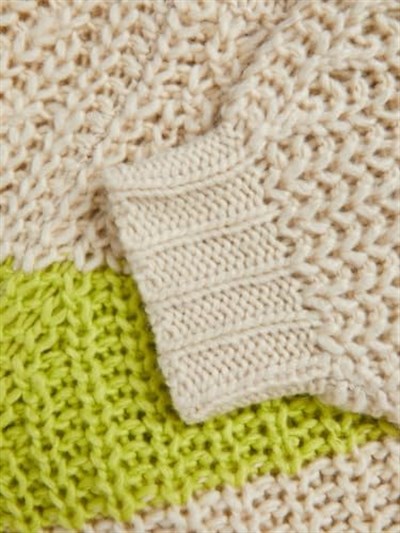 JJXX JJXX JXKELVY CHUNKY STRIPE HIGH NECK KNIT SN Triko Kadın
