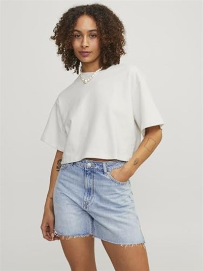 JJXX JJXX JXLINIE SS LOOSE CROP TEE SWT Tişört Kadın