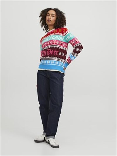 JJXX JJXX JXMAS CREW NECK KNIT Triko Kadın