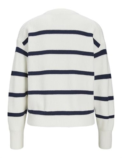 JJXX JJXX JXMILA TWIST STRIPE CREW NECK KNIT SN Triko Kadın