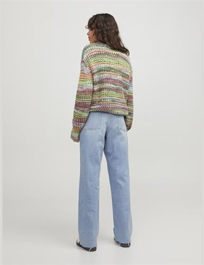 JJXX JJXX JXSIMONE SPACE DYE CREW NECK KNIT SN Triko Kadın