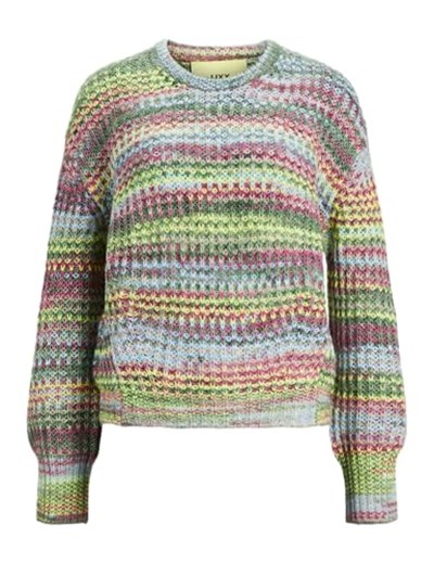 JJXX JJXX JXSIMONE SPACE DYE CREW NECK KNIT SN Triko Kadın