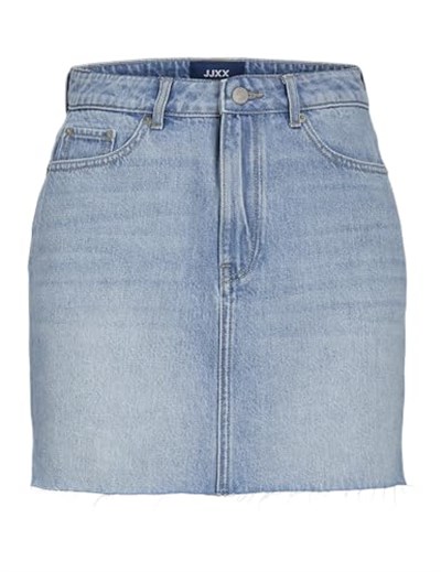JJXX JXAURA SHORT HW SKIRT RH DNM SN Gündelik Şort Kadın