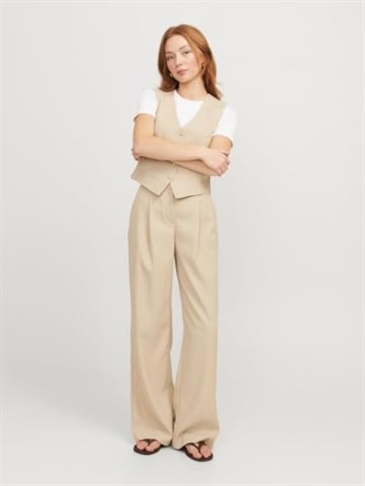 JJXX Jxellis Structured Wide Hw Pant Tlr Sn Pantolon Kadın