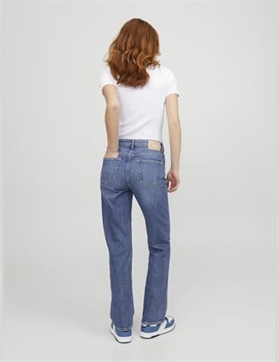 JJXX Jxnice Sl-straight Ank Mw C8091 Dnm Sn Kot pantolon Kadın