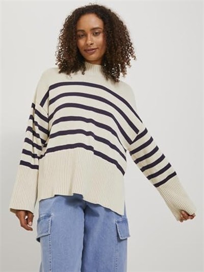 Jjxx Kadın Yüksek Yaka Triko Uzun Kollu Jjxx Jxsia High Neck Knit