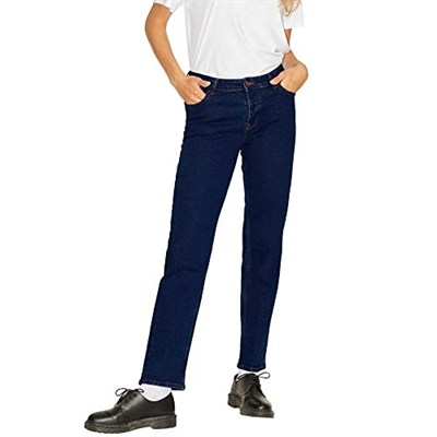 JJXX Koyu Mavi Denim Pantolon JXSEOUL STRAIGHT MW CC3001 NOOS, 5002837180