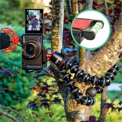 JOBY GorillaPod 3K Kit Esnek ve Hafif Tripod (DSLR, CSC ve Aynasız Kameralar için Küre Başlıklı, 3 kga Kadar Taşıma Kapasitesi), İtalyada Üretilmiştir, JB91507-BWW, Siyah