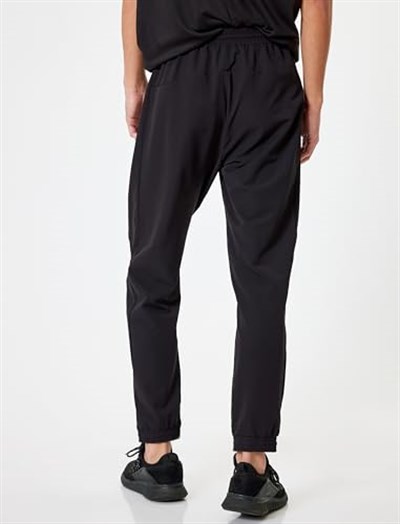 Jogger Pantolon Kargo Cep Detaylı Beli Bağcıklı Pamuklu