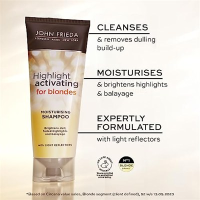 John Frieda Sarı Saçlara Özel Nemlendirici Şampuan 1 Paket (1 x 250 ml)