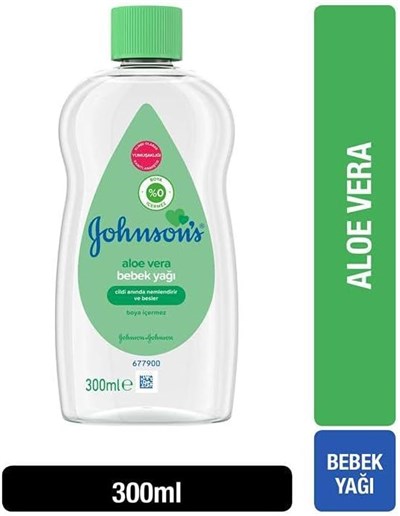 Johnsons Baby Aloe Vera Bebek Yağı 300 mL