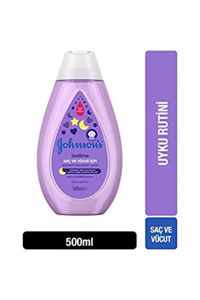 Johnsons Baby Bedtime Sakinleştirici Naturalcalm Aromalı Saç & Vücut Şampuanı (1 x 500 ml)