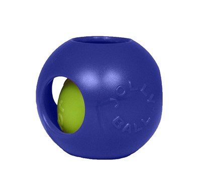 Jolly Pets JOLL040B köpek oyuncağı - Teaser topu, 10 cm, mavi - Seçenekler: Large / X-Large, Large / X-Large (3 paketi)