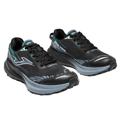 Joma TR-6 Erkek Patika Koşu Ayakkabısı Siyah Turkuaz TKTR6S2601