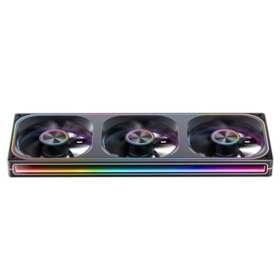 JONSBO ZA-360BR (Ters) PC Kasa Fanı, Hepsi (3) Bir Arada, 3x120mm 3Pin ARGB Fanlı Tek Çerçeve Ünitesi, PWM, 4 Taraflı Sonsuzluk Ayna Fanlı Ters Bıçak Sessiz F - Seçenekler: ZA360BR Siyah, ZA360B Siyah