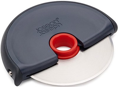 Joseph Joseph 20038 Disc Easy-Clean Pizza Diski, Gri/Kırmızı