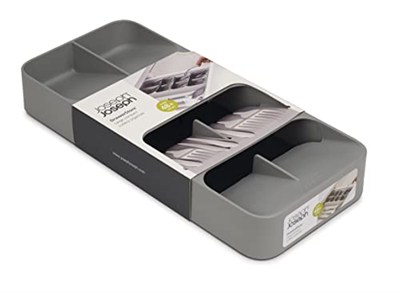 Joseph Joseph 85119 Drawerstore Kompakt Çatal Kaşık Düzenleyici, Gri