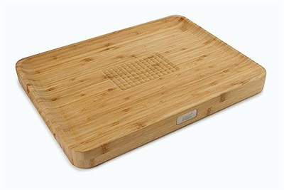 Joseph Joseph Cut&Carve Plus Büyük Bambu Kesme Tahtası, Bambu