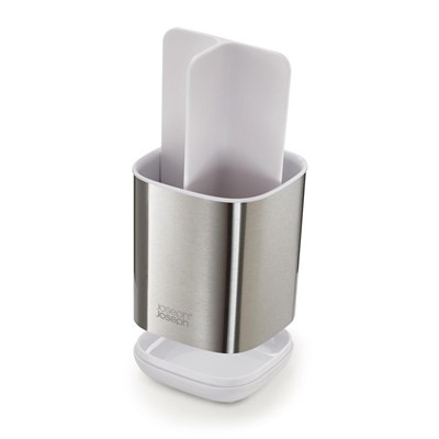 Joseph Joseph Easystore™ Steel Diş Fırçalık Beyaz/gri